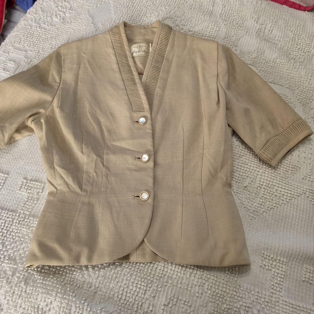 Vintage Lady Renlyn Suit Top Elegant Causal Chic Jeanscore Preppycore Style
